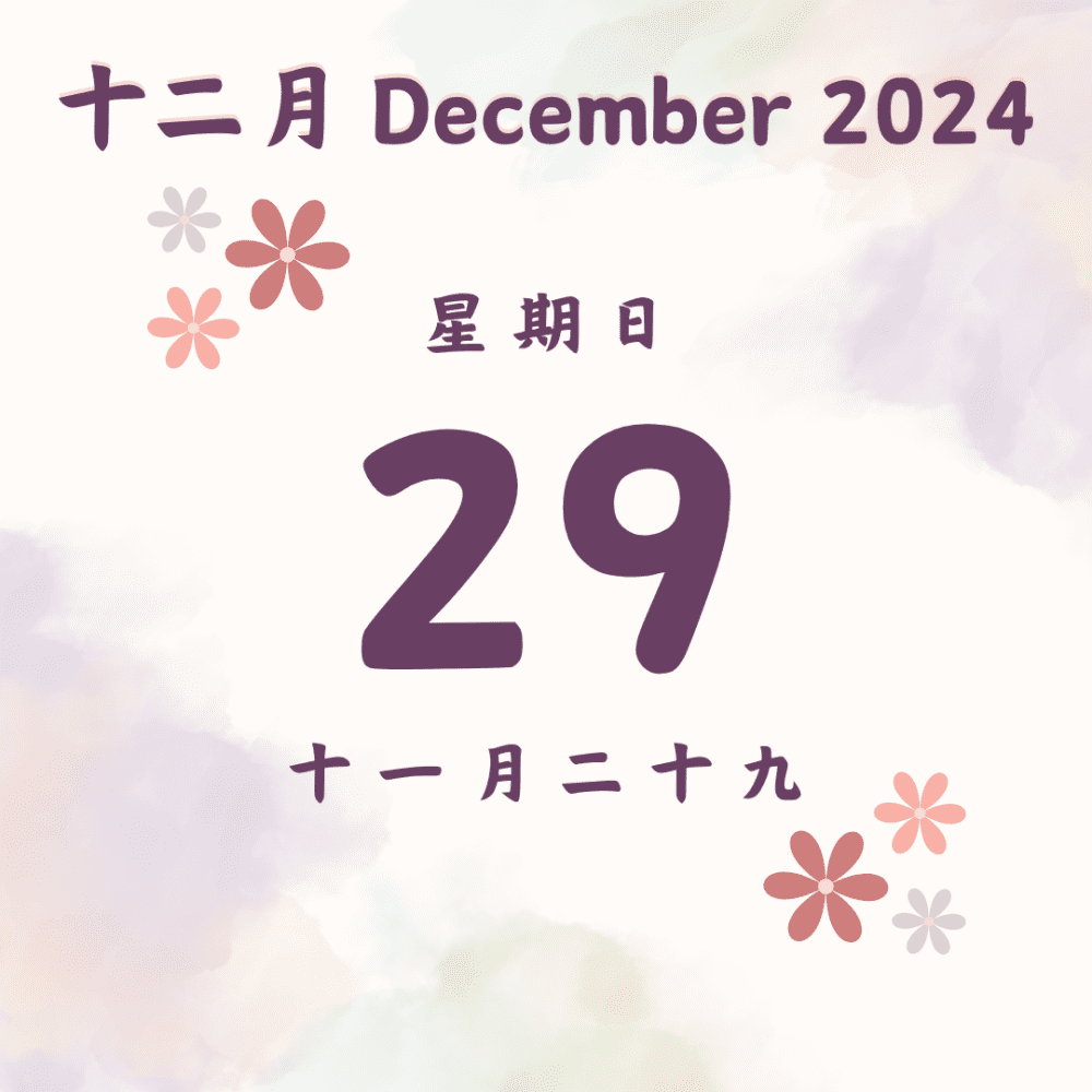 每日斋僧供众 - 29/12/2024